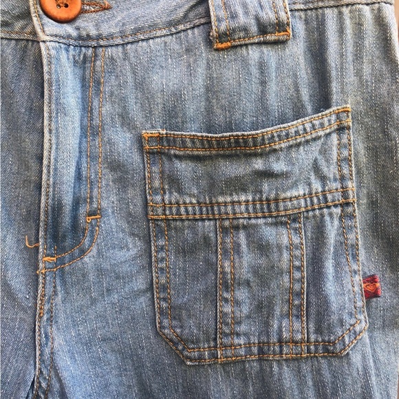 1970s style Roxy brand front pocket button Jeans Size 7 - Picture 5 of 5